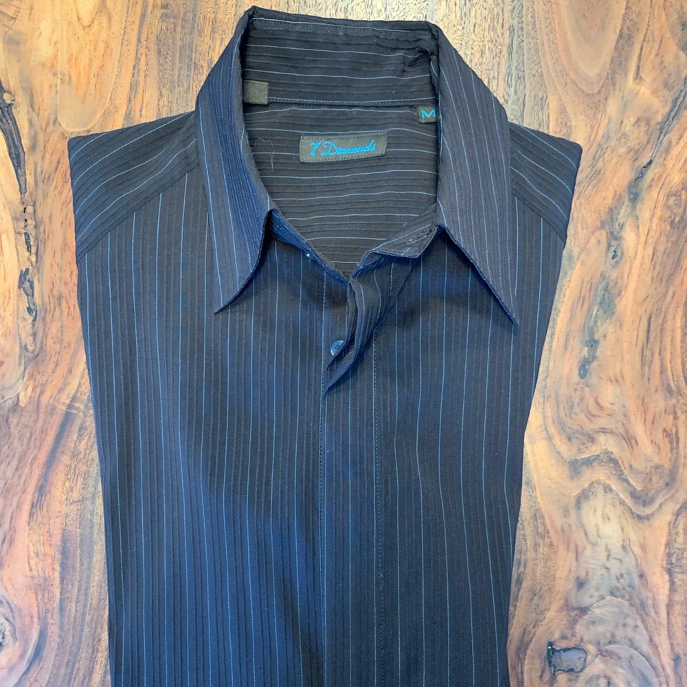 Seven Diamonds Evening / Dress Shirt Men’s M Slim